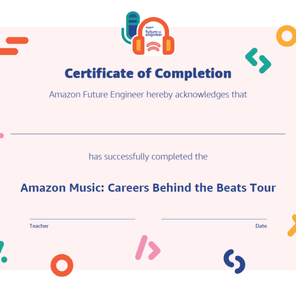 Music Certificate Preview