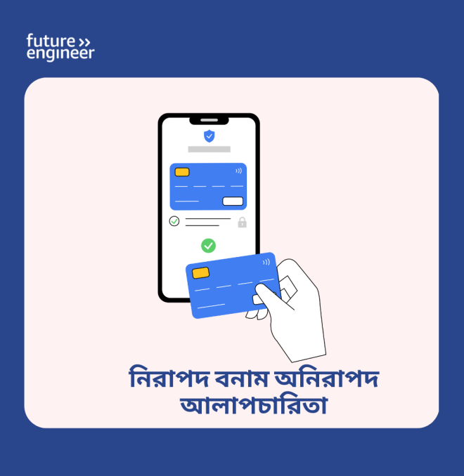 8-12 Recognizing Safe vs Unsafe Interactions_Bengali.png